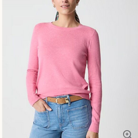 J Crew Factory Cotten Teddie Sweather pink - Picture 1 of 2